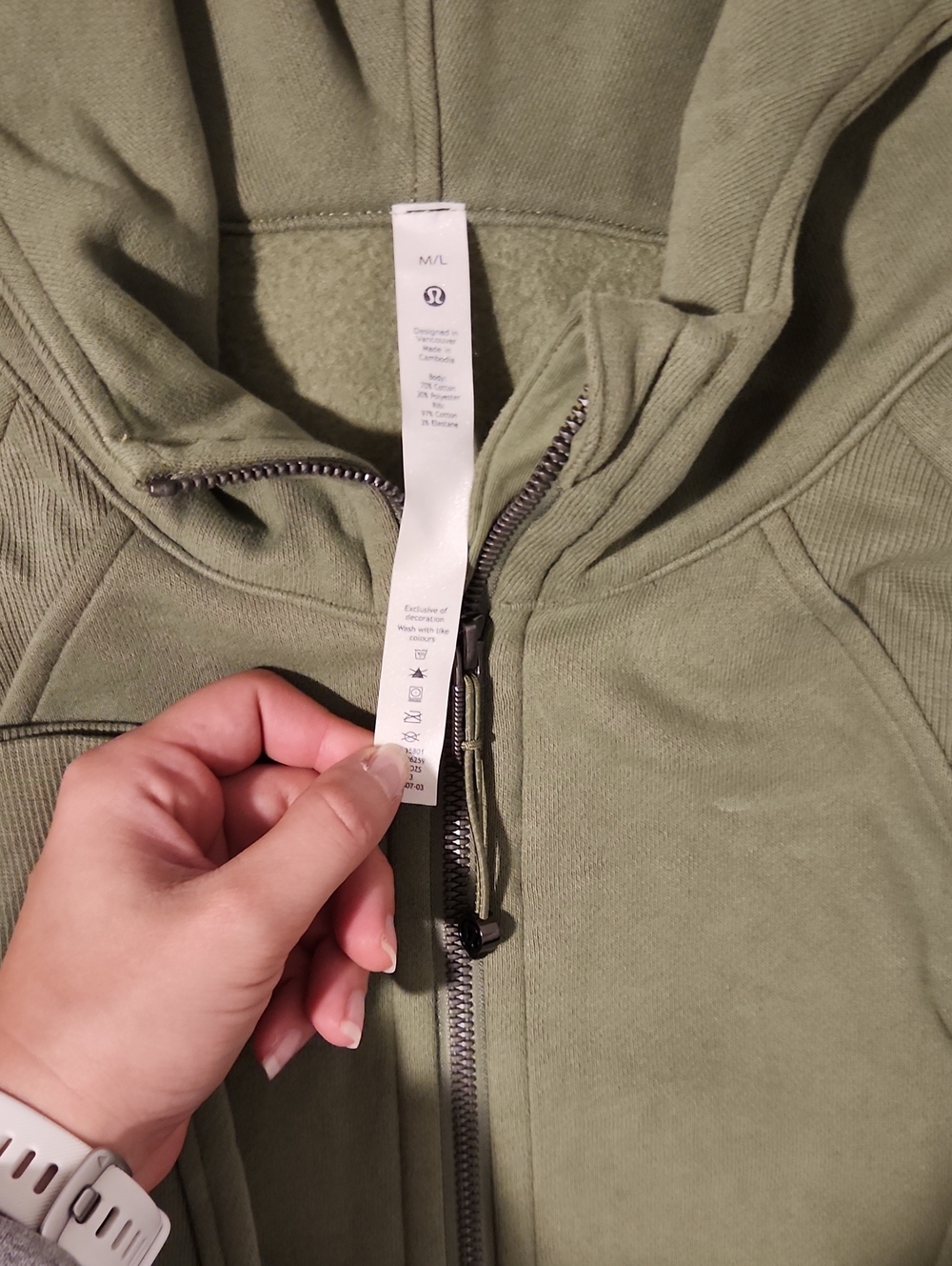 Lululemon Full Zip Oversized Scuba Hoodie - Picture 2 of 5